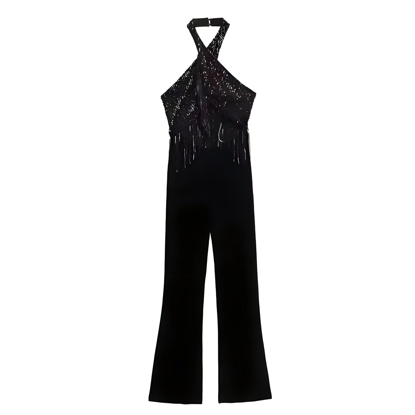 The Doria Sequin Velvet Jumpsuit