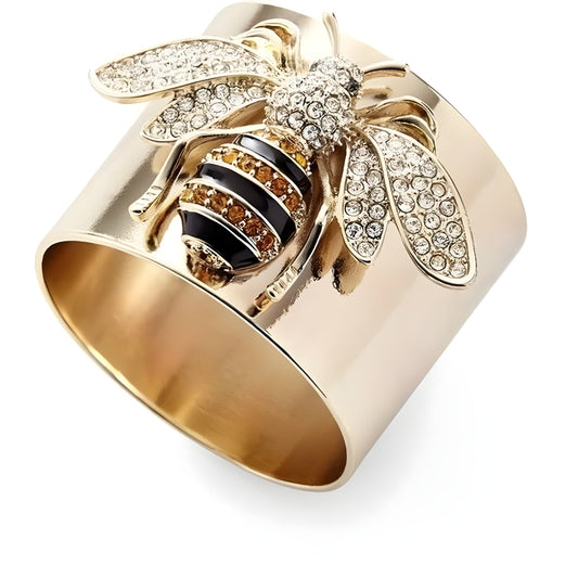 The Scarab Crystal Band Ring