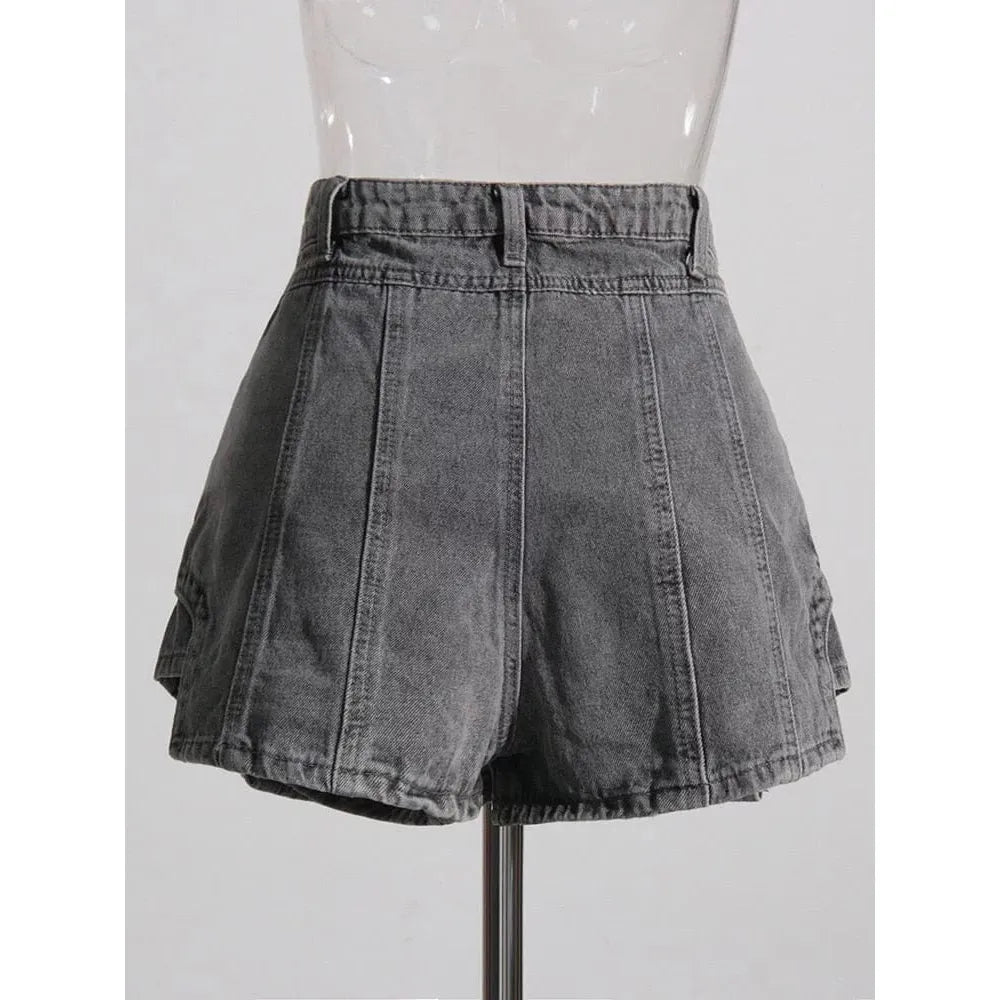 The Shelby High Waist Denim Shorts  - Multiple Colors