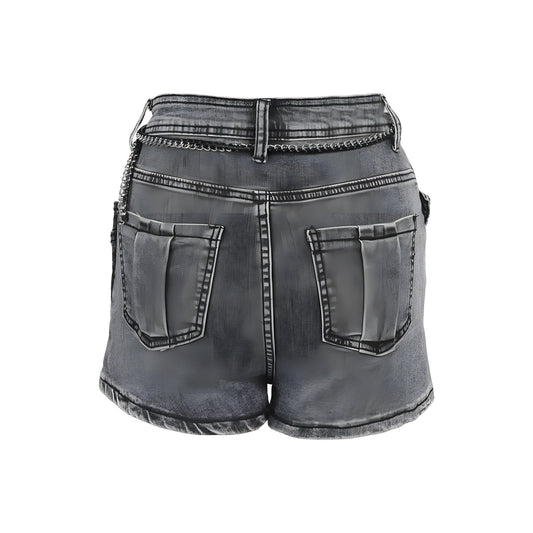 The Lisette High Waist Denim Shorts