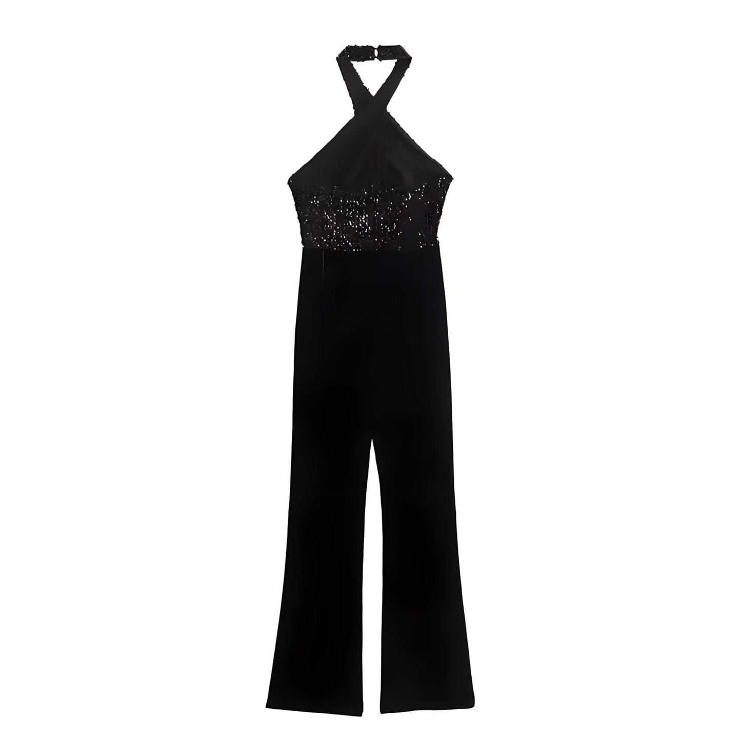 The Doria Sequin Velvet Jumpsuit