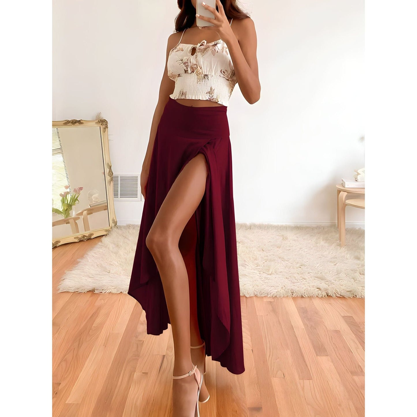 The Greta Long Loose Fit Skirt - Multiple Colors