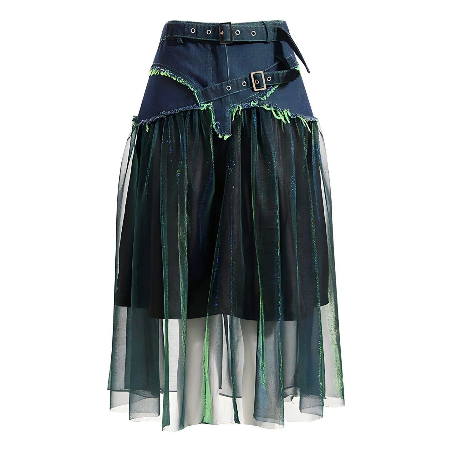 The Gypsy High Waist Denim Skirt