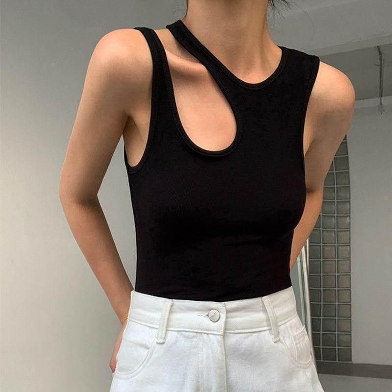 Forbidden Asymmetric Cut Out Top