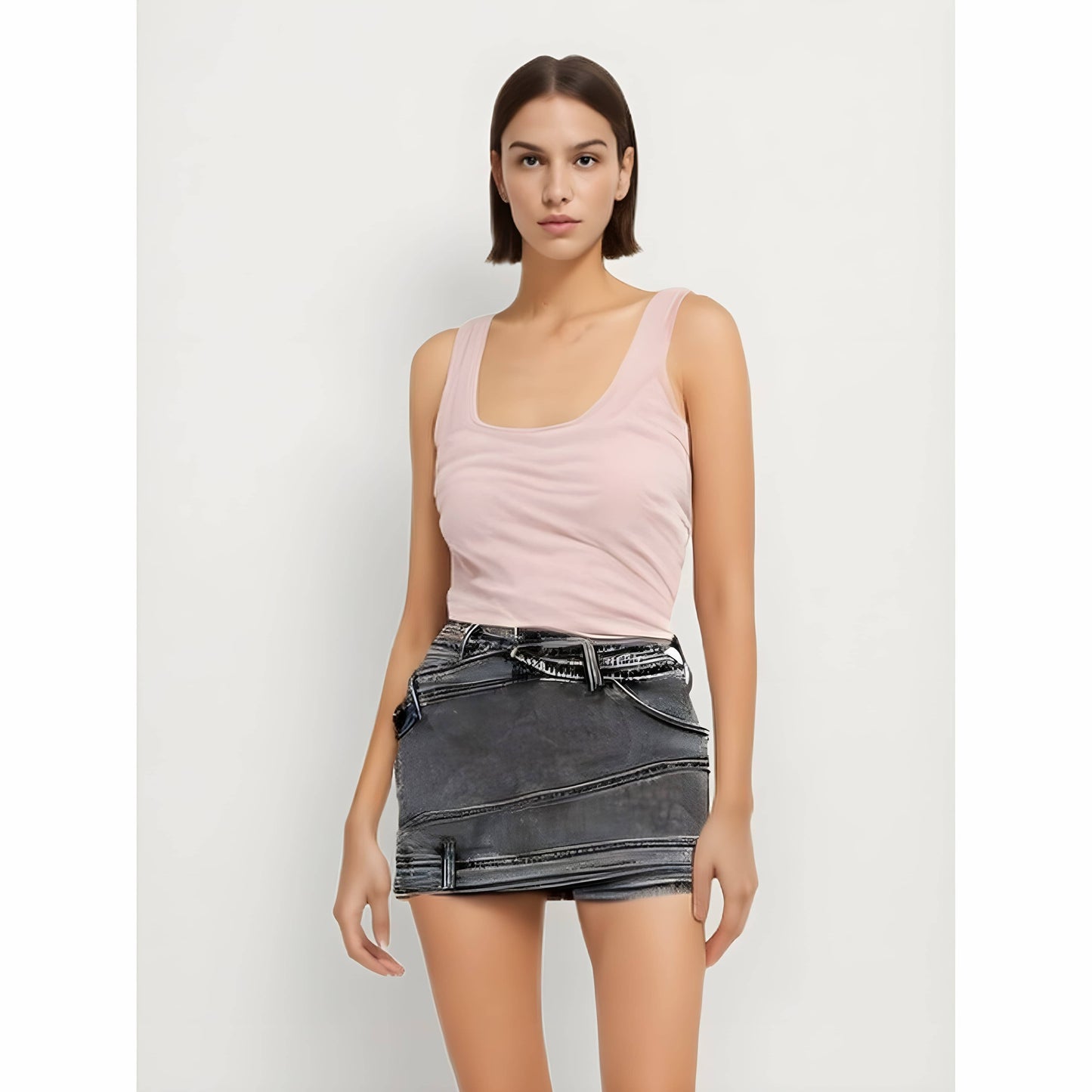 The Lisette High Waist Denim Shorts