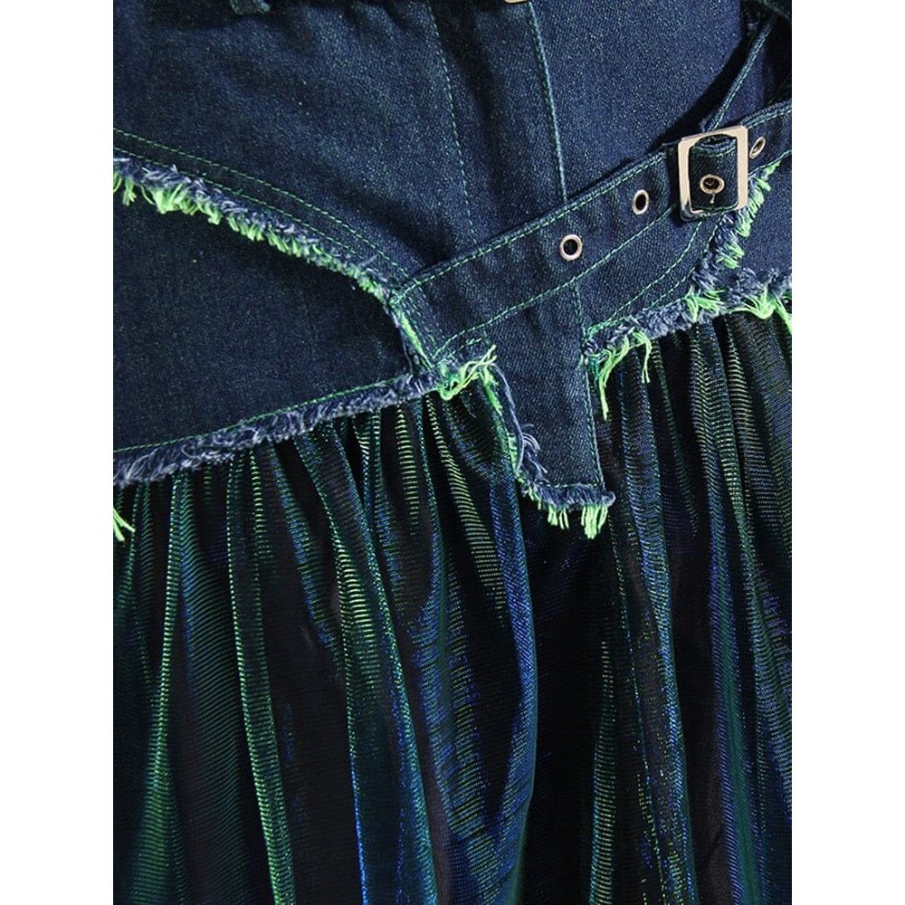 The Gypsy High Waist Denim Skirt