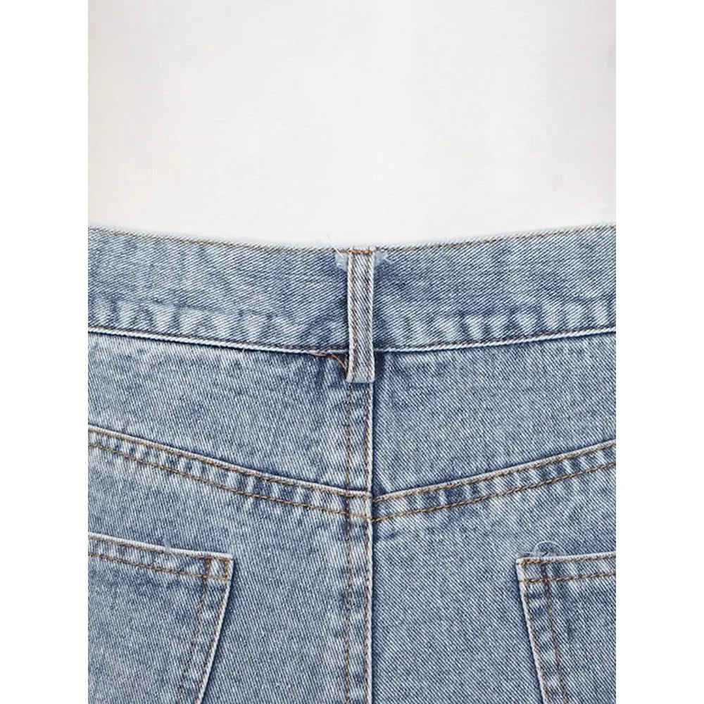 The Parade High Waist Denim Shorts