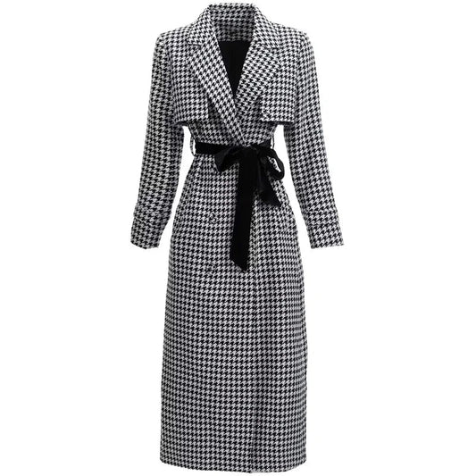 The Zenobia Long Sleeve Belted Overcoat