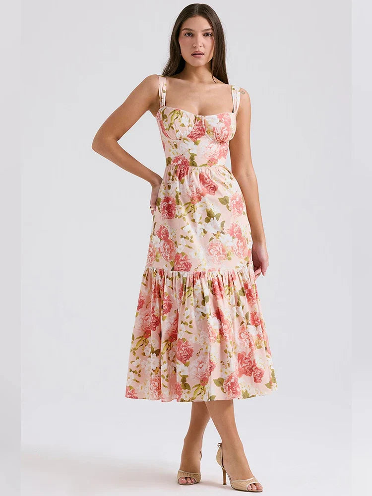 Marielle Floral Midi Dress