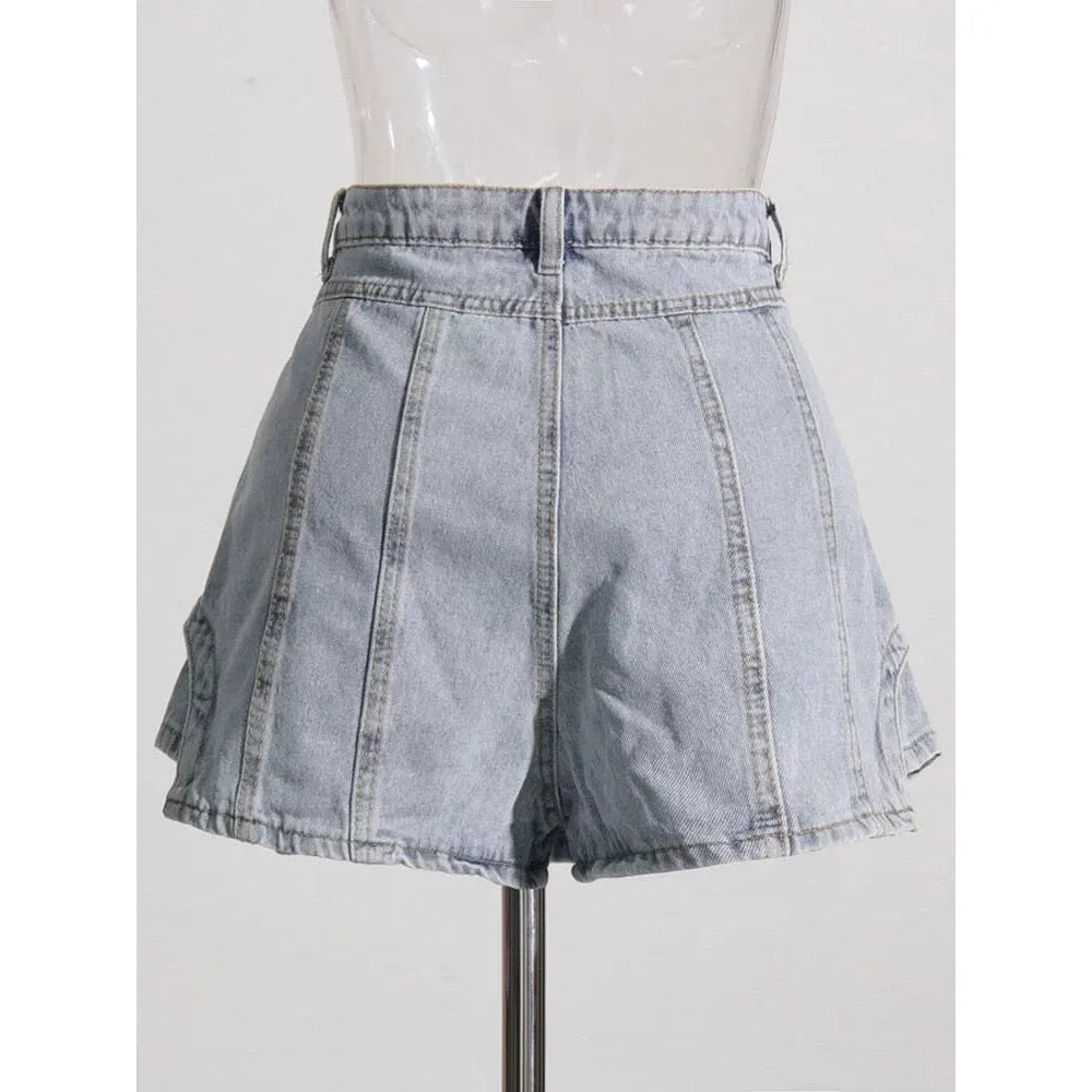 The Shelby High Waist Denim Shorts  - Multiple Colors