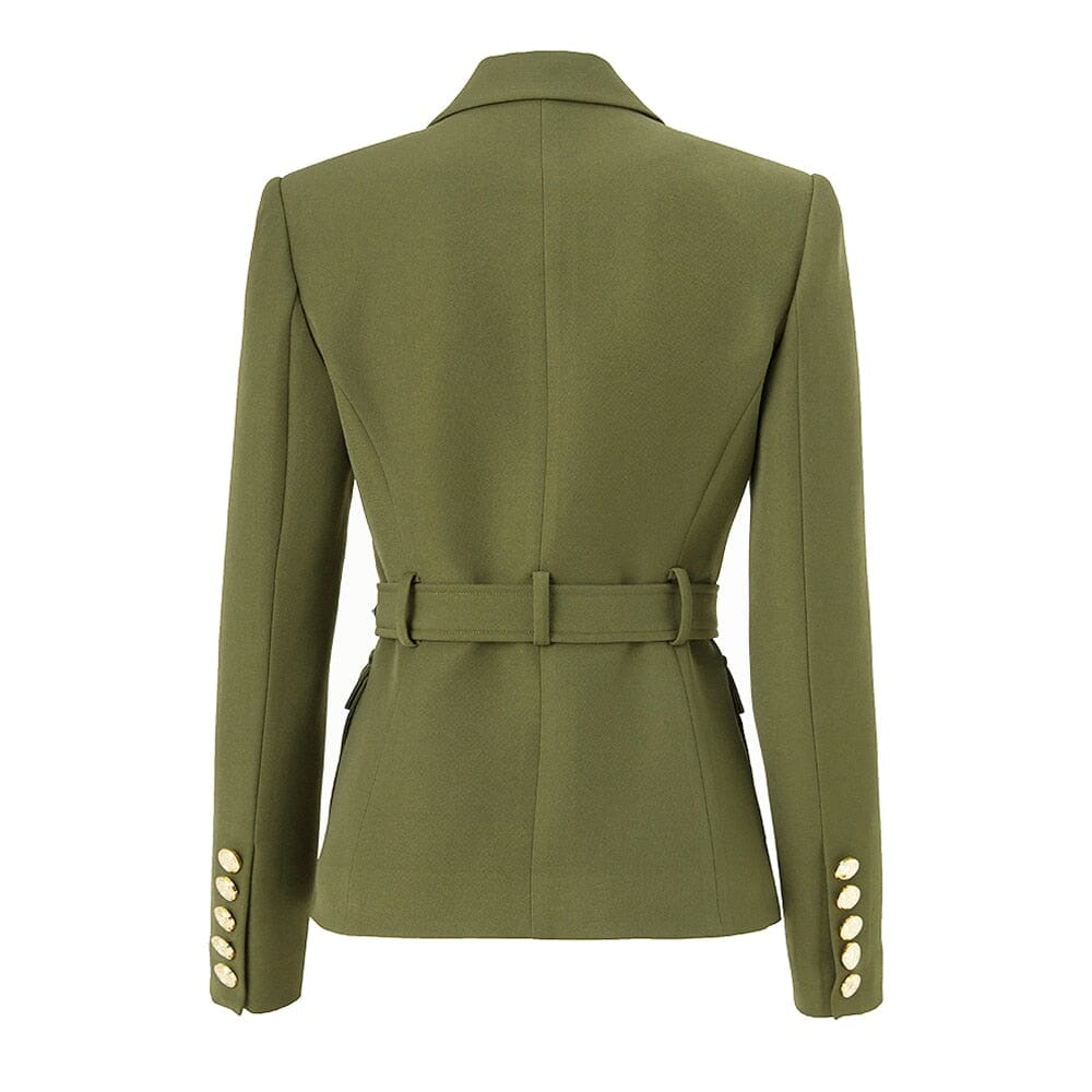 The Bey Long Sleeve Belted Blazer - Multiple Colors