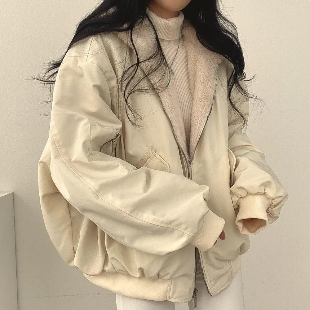 Cozy Impression Oversized Double Sided Jacket