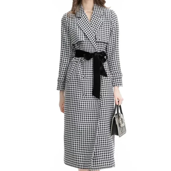 The Zenobia Long Sleeve Belted Overcoat