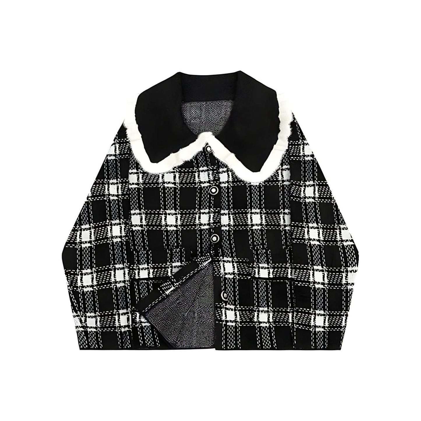 The Betsy Long Sleeve Plaid Winter Coat - Multiple Colors