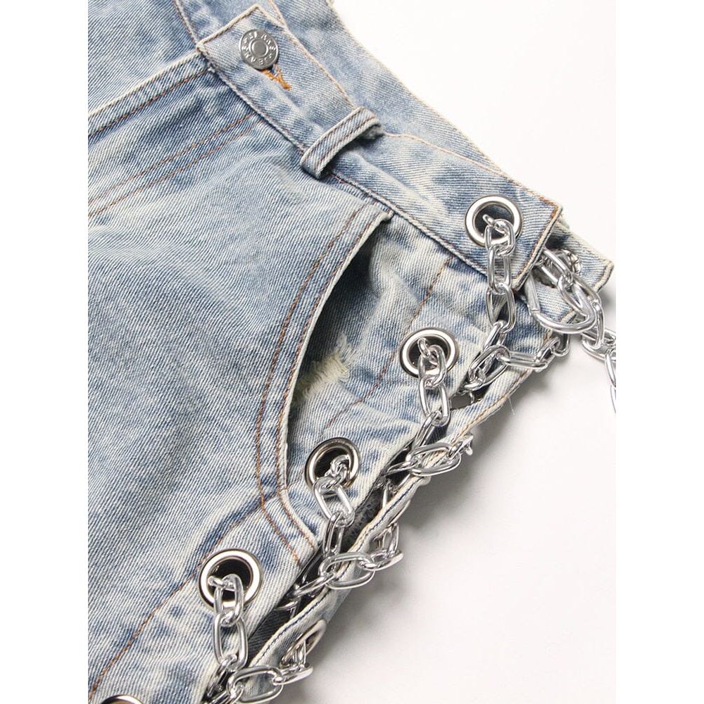 The Calypso High Waist Denim Shorts