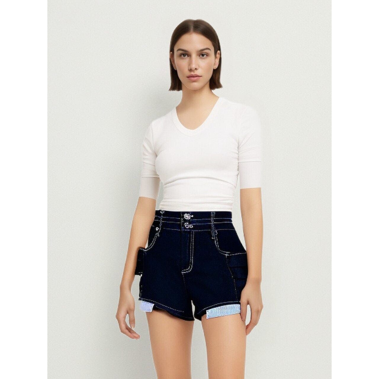 The Misty High Waist Denim Shorts