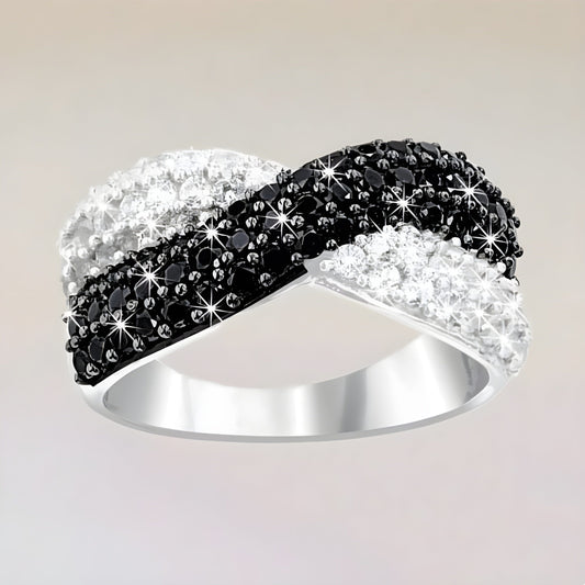 The Yin-Yang Crystal Ring