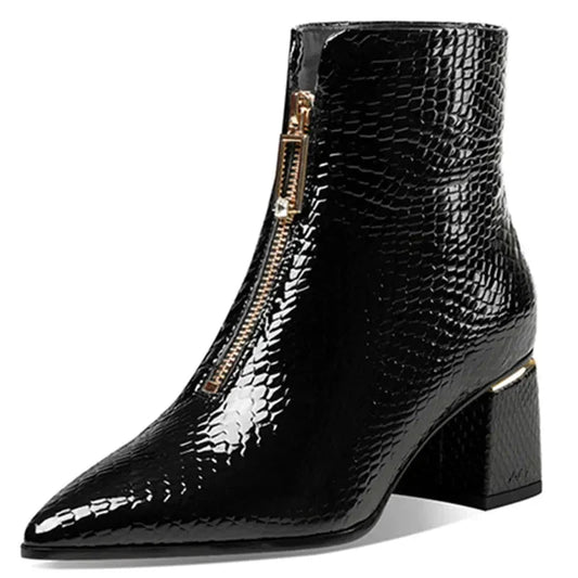 The Adelaide Leather Ankle Boots