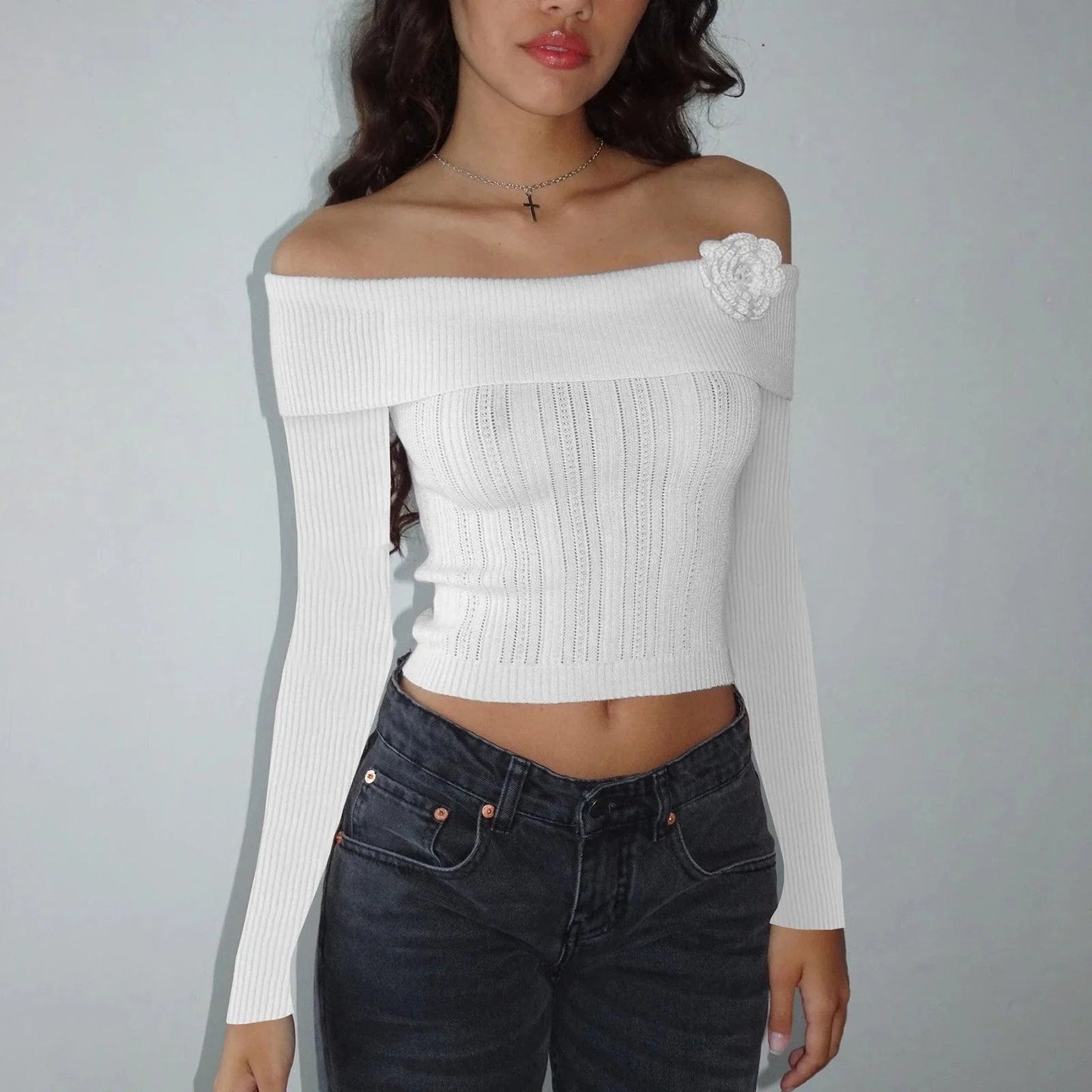 A Vibe Off The Shoulder Top