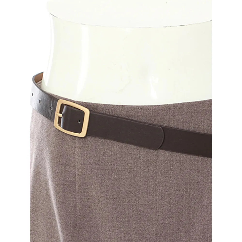 The Oriana High Waist Belted Skirt