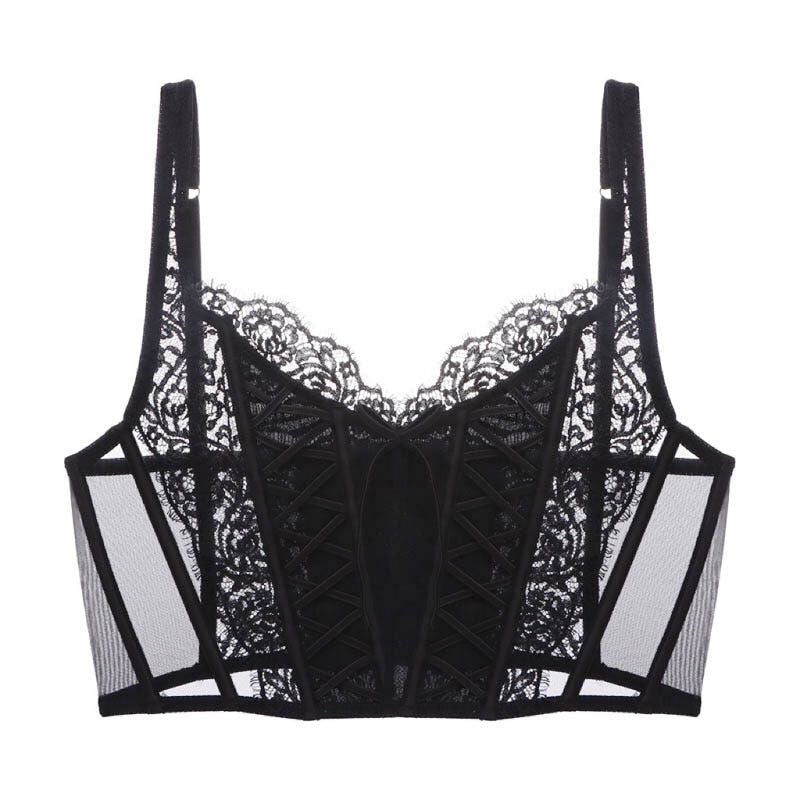 Daliah Mesh Lace Corset Top