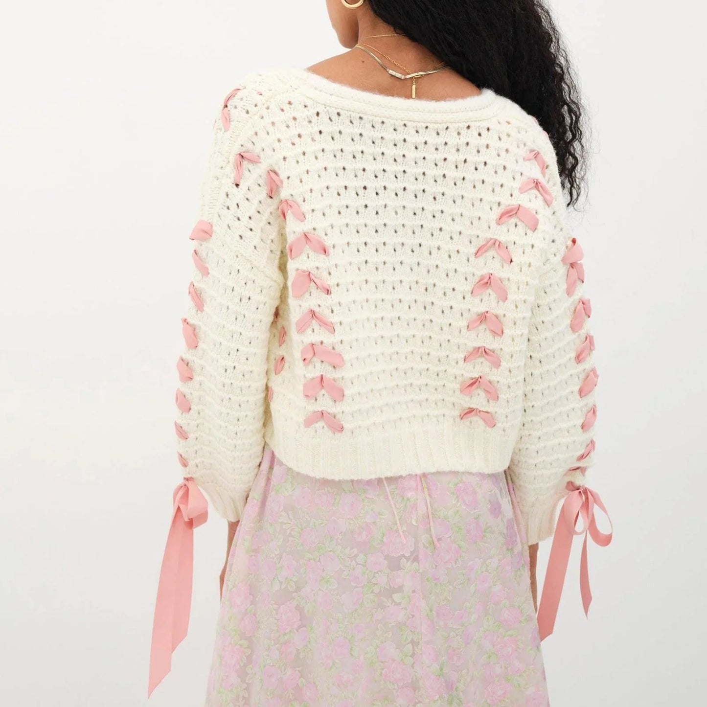 Sweetest Secret Knitted Cropped Cardigan