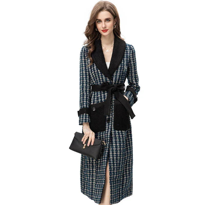 The Briony Long Sleeve Lapel Coat