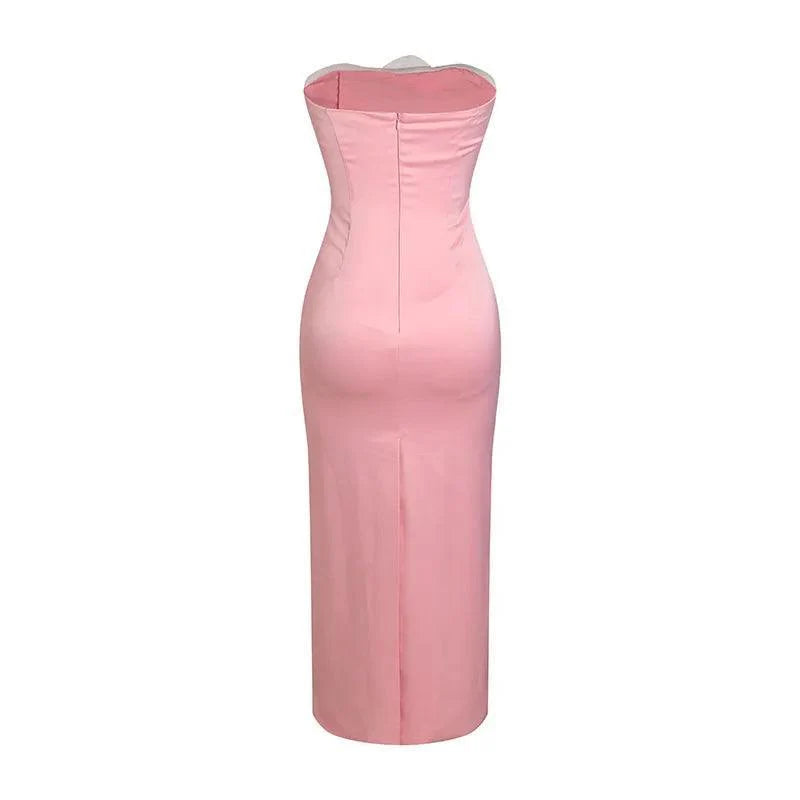 For Lovers Only Crystal Heart Maxi Dress