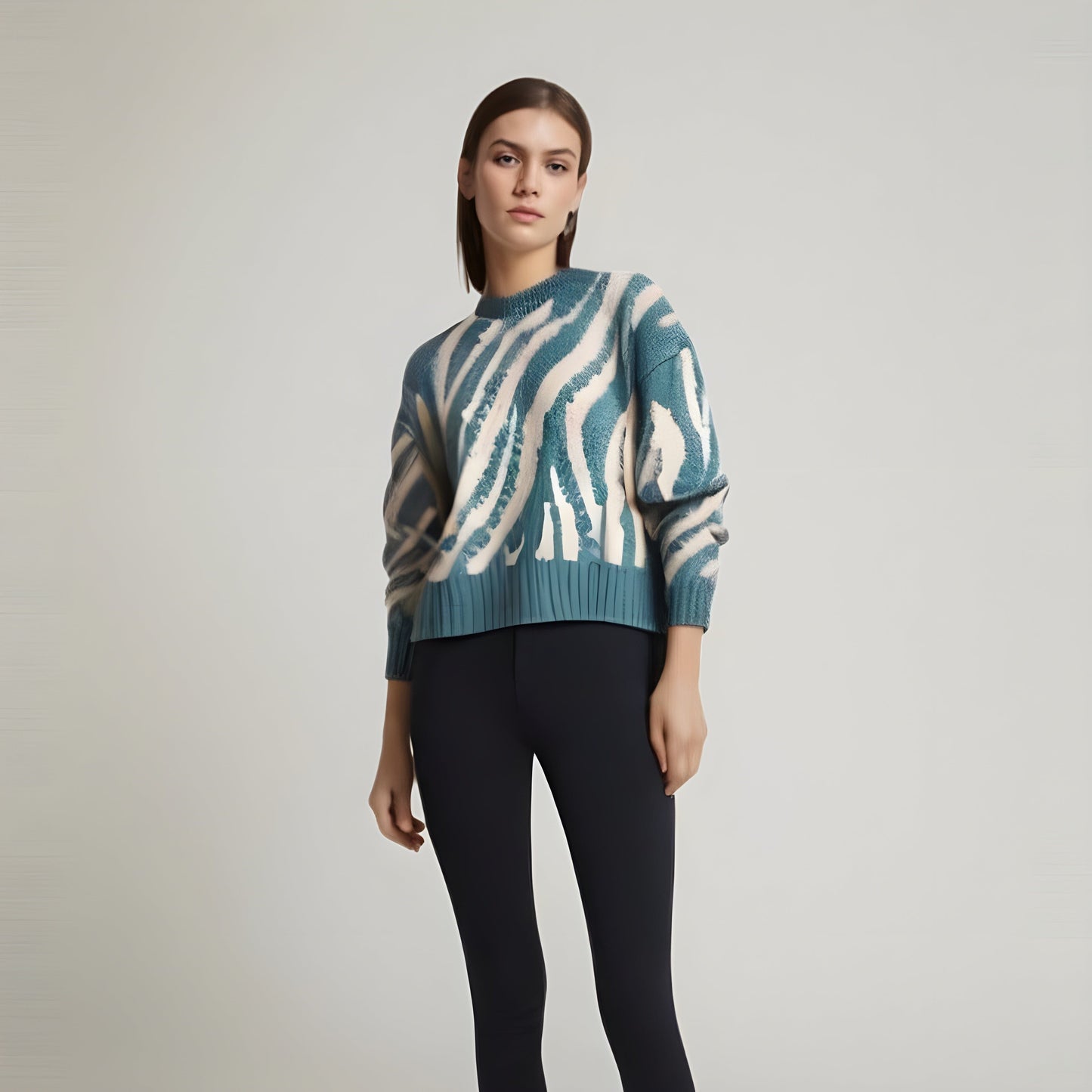 The Tigress Long Sleeve Pullover Sweater