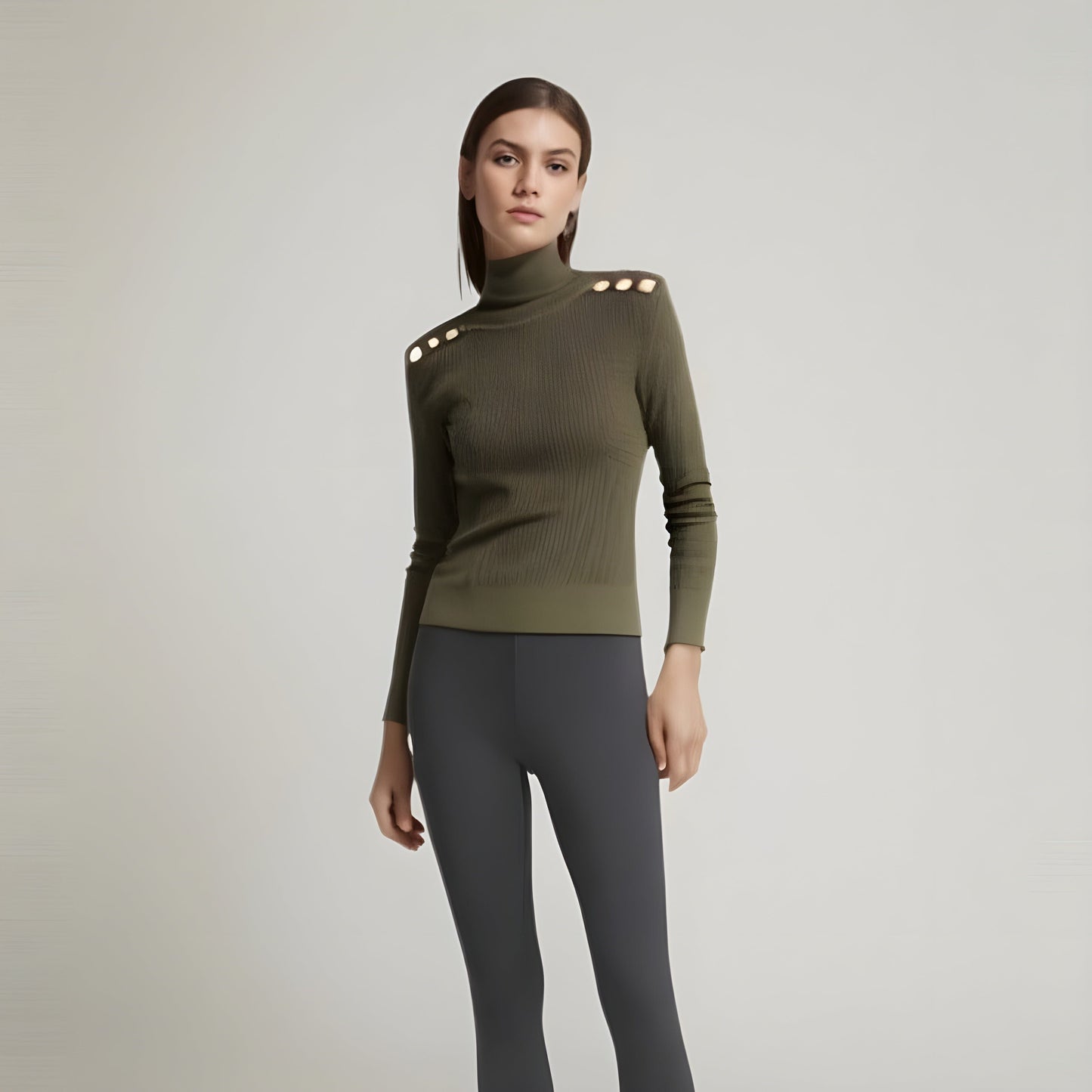 The Leander Long Sleeve Knitted Turtleneck - Multiple Colors