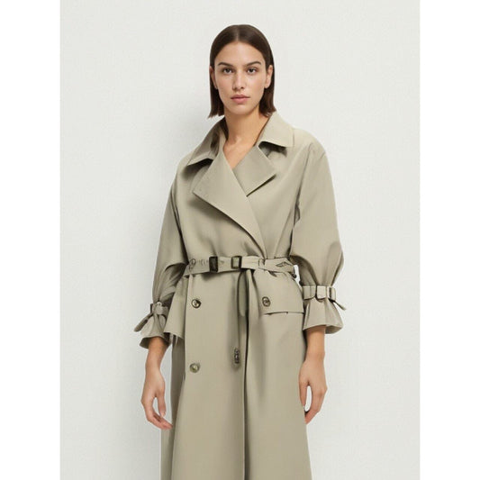 The Teagan Long Sleeve Trench Coat - Multiple Colors