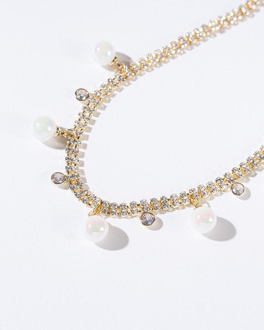 Igniter Diamond Pearl Necklace