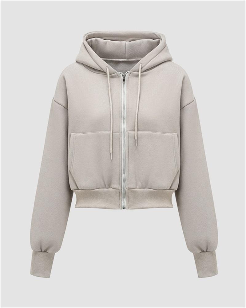 Oversized Zip Up Hoodie