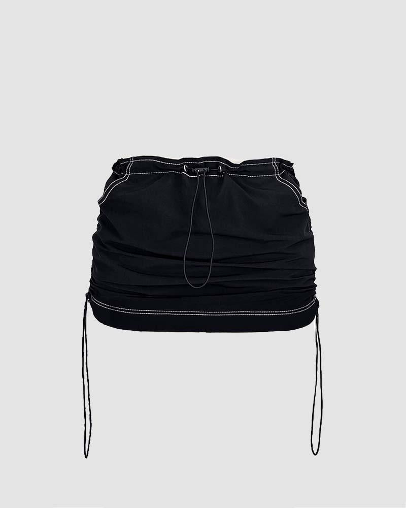 Moonlit Cargo Mini Skirt