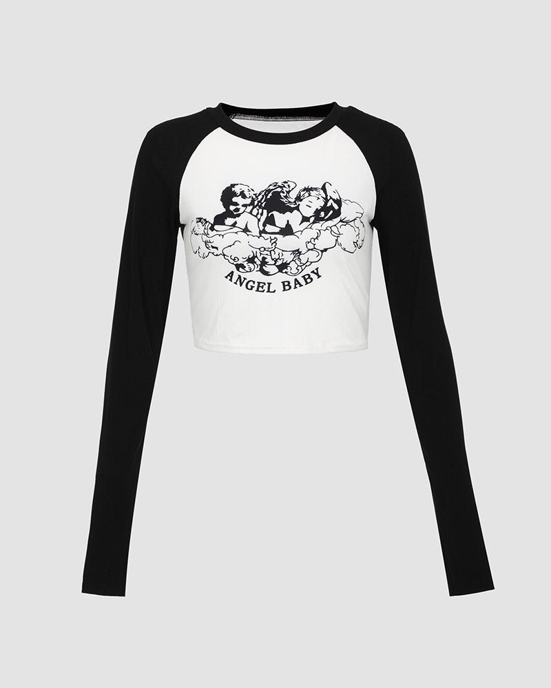 Baby Cherub Long Sleeve Top