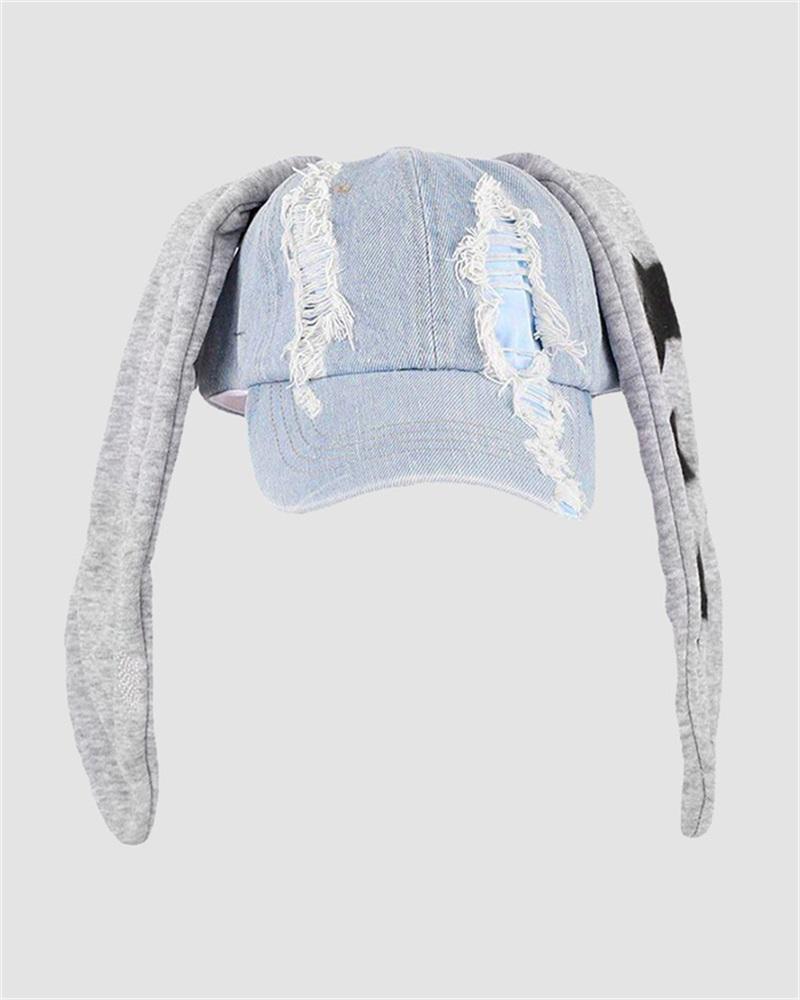 Newjeans Dance Baseball Rabbit Ear Cap