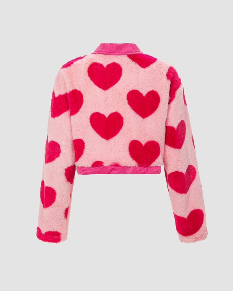 Racing Hearts Teddy Jacket