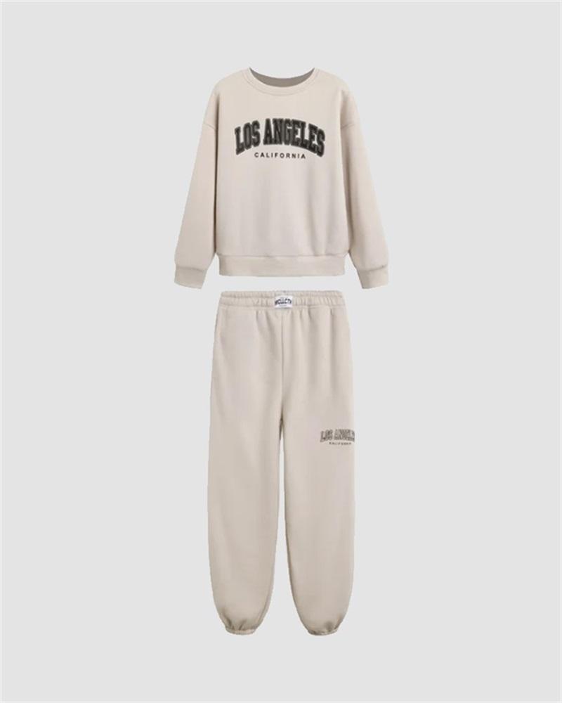 LOS ANGELES Fleece Tracksuit Set