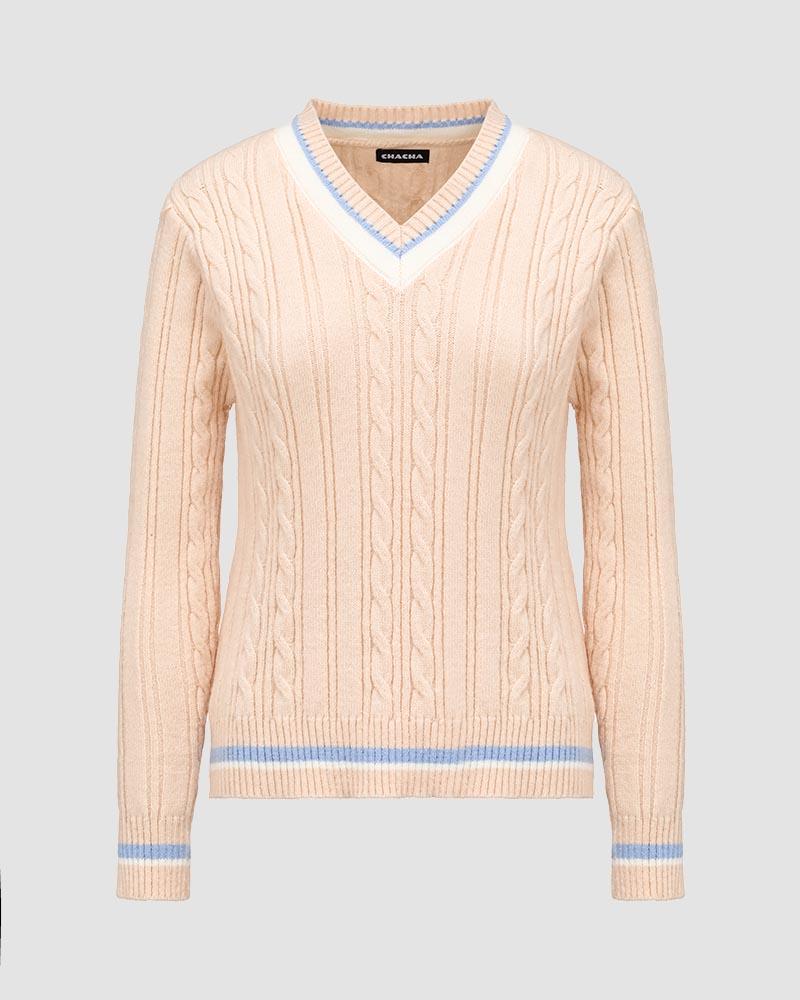 Ginesea V-Neck Sweater