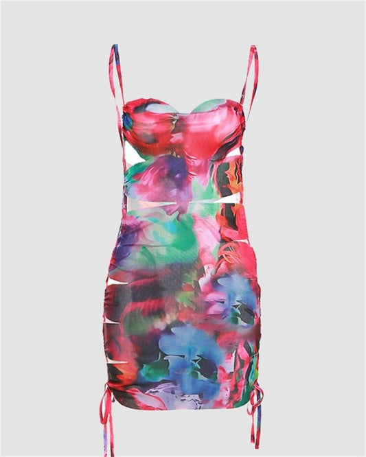 Cauberry Cami Cut Out Mini Dress