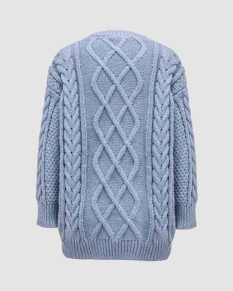 Outer Hebrides Cable Knit Sweater