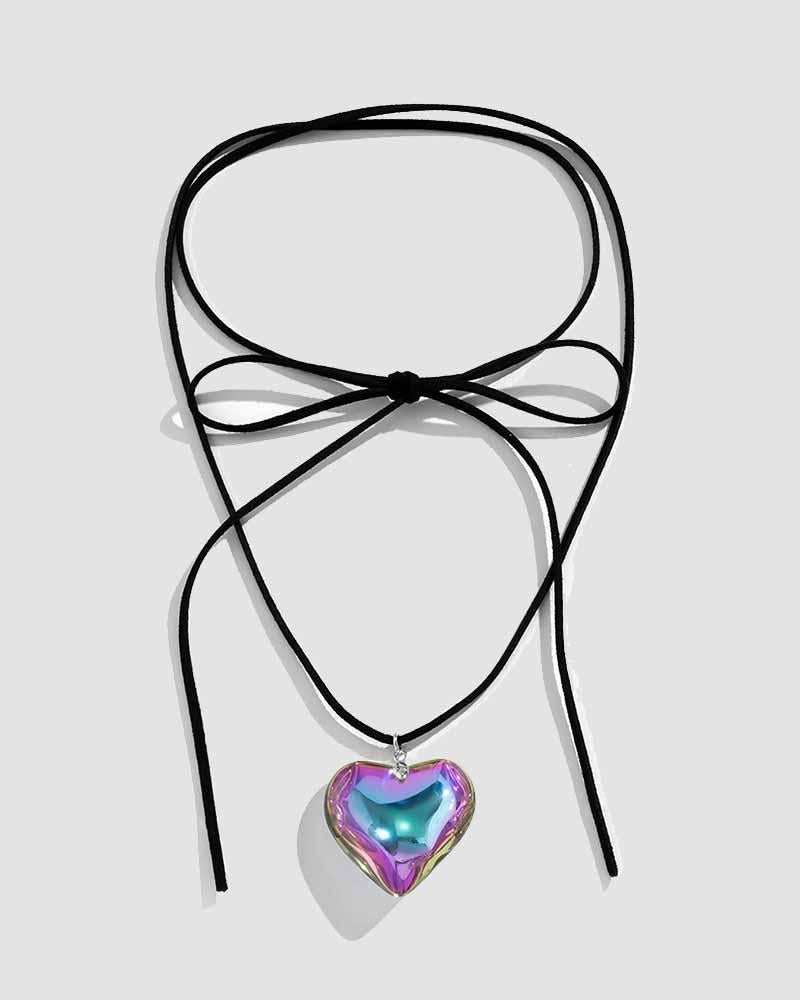 Heart Mould Wrap Necklace