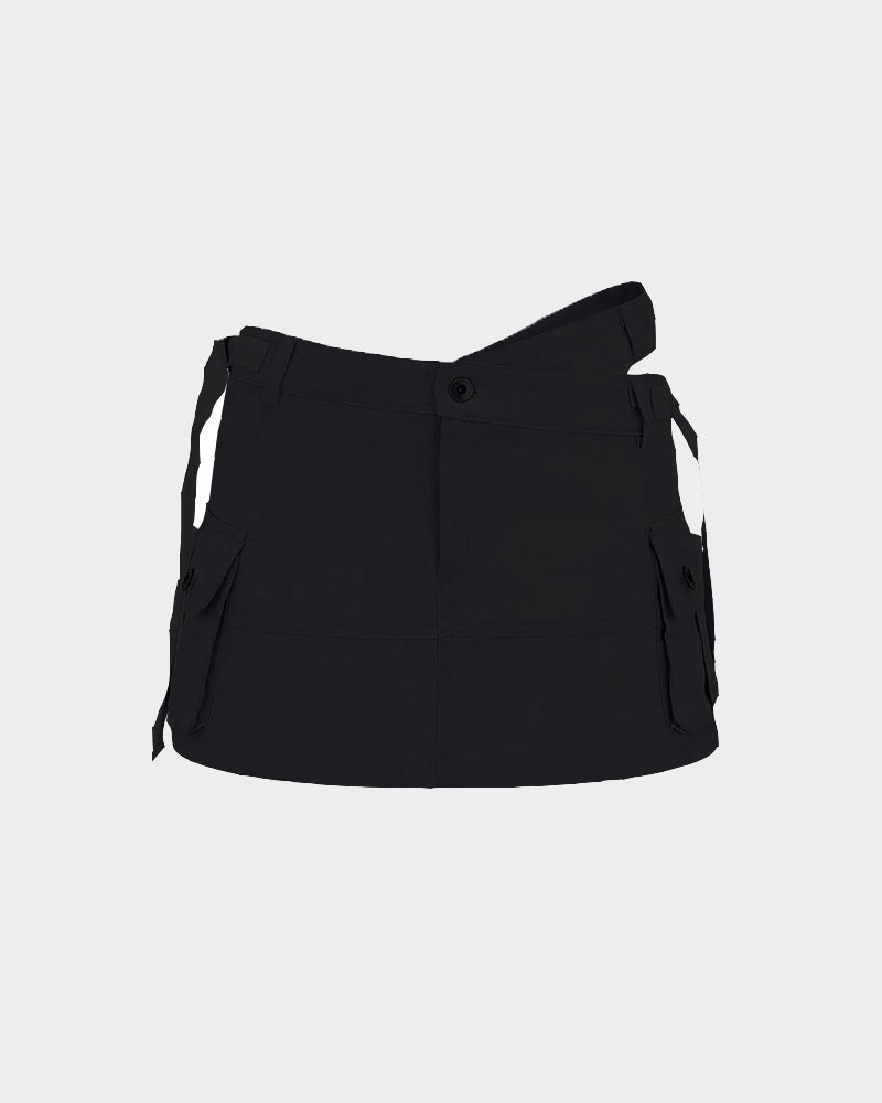 Gene Utilitarian Mini Skirt