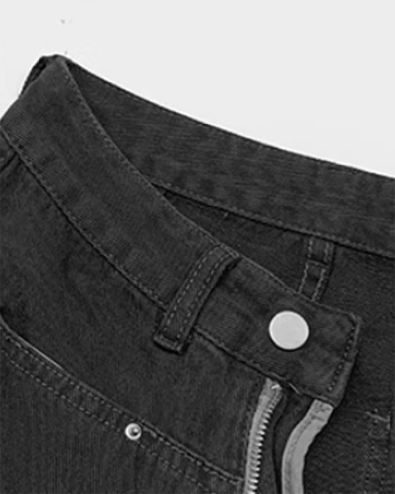 Punk Pocket Cargo Jeans