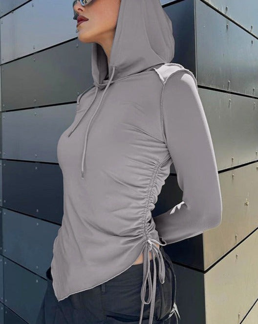 Ventchester Ruched Hoodie