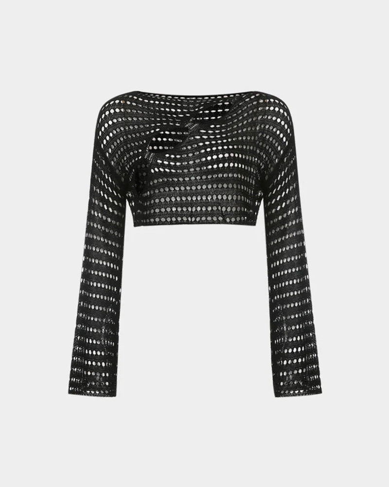 Madeira Fishnet Mesh Top