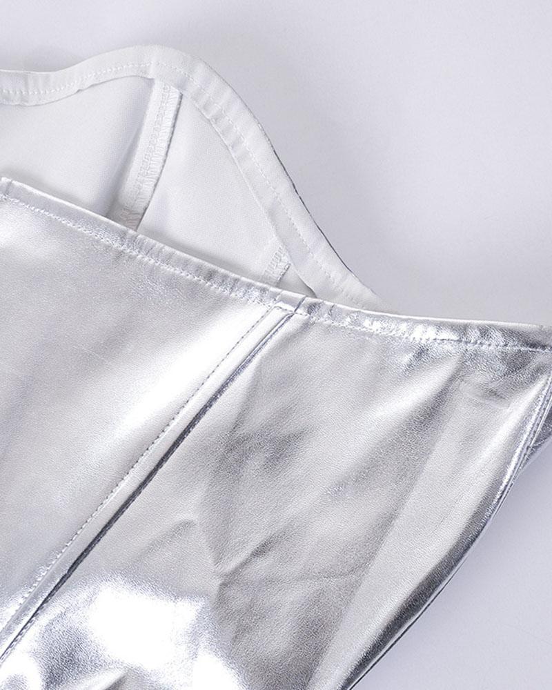 Metallic Spicy Corset Top