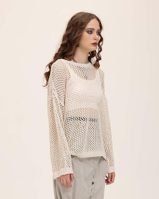 Juniper Eyelet Mesh Top