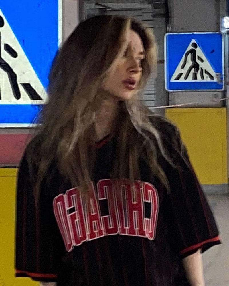 Chicago Sporty Oversized T-Shirt