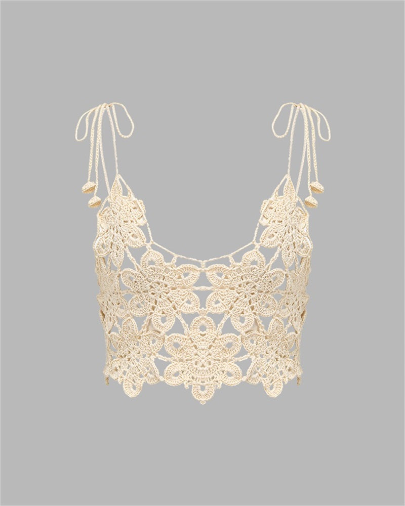 Eckleche Lace Crop Top